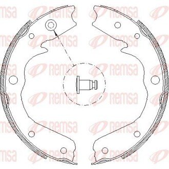 Колодки гальмівні барабанні OPEL Frontera B REMSA 4709.00