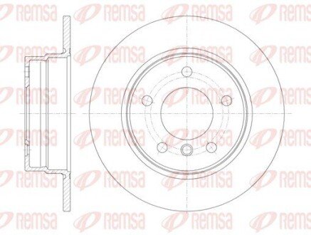 Диск гальмівний REMSA 61013.00