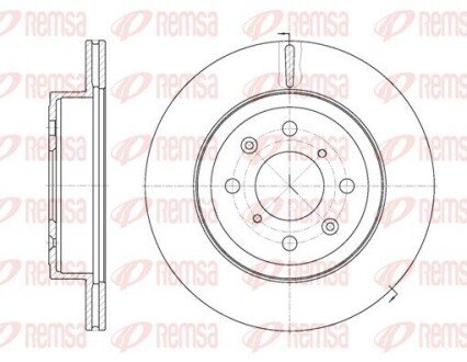 Диск гальмівний REMSA 61038.10