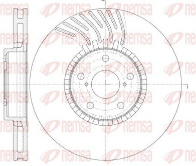 Диск гальмівний REMSA 61179.10