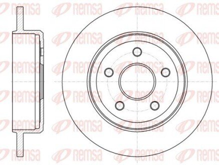 Диск гальмівний REMSA 61211.00 (фото 1)