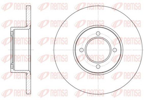 Диск гальмівний REMSA 6127.00