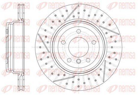 Диск гальмівний REMSA 61451.10
