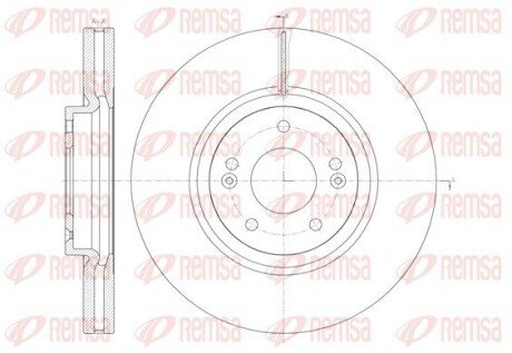 HYUNDAI диск гальмівний передн.IX55 REMSA 61462.10