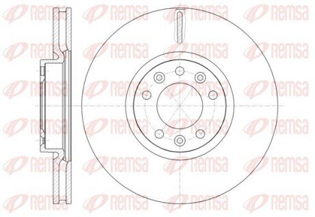 Диск гальмівний REMSA 61472.10