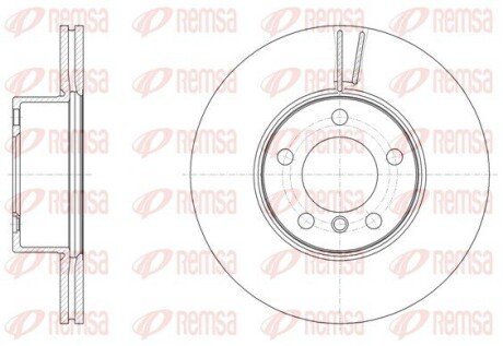 BMW Диск гальмівний передній 3 E90 07- REMSA 61496.10