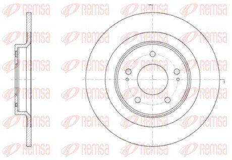 Диск гальмівний REMSA 61528.00