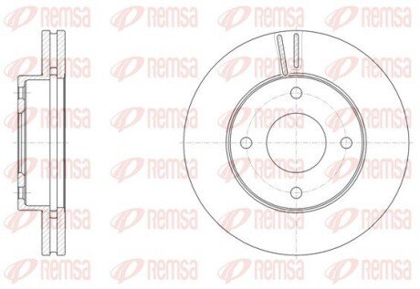 Диск гальмівний REMSA 61532.10