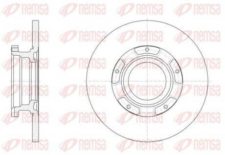 Диск гальмівний REMSA 61566.00 (фото 1)