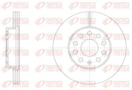 Диск гальмівний REMSA 61586.10