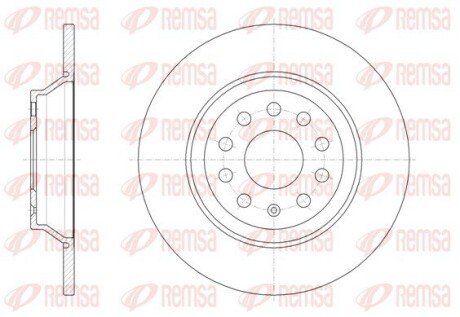 Диск гальмівний REMSA 61587.00