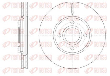 Диск гальмівний REMSA 61601.10 (фото 1)