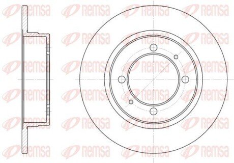 Диск гальмівний REMSA 6390.00