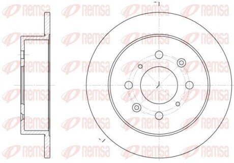 Диск гальмівний REMSA 6521.00 (фото 1)