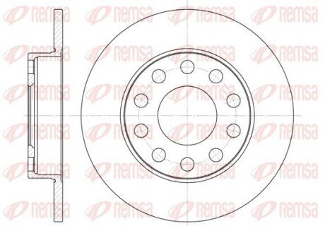 Диск гальмівний REMSA 6753.00