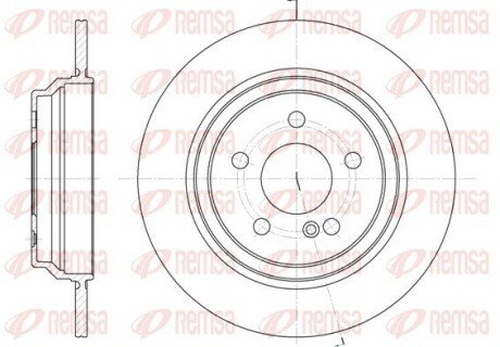 DB диск гальмівний задн. W220 REMSA 6864.00