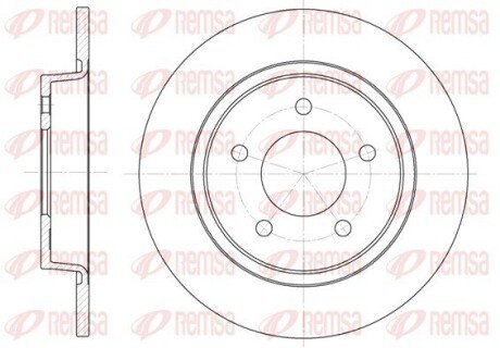 Диск гальмівний REMSA 6880.00