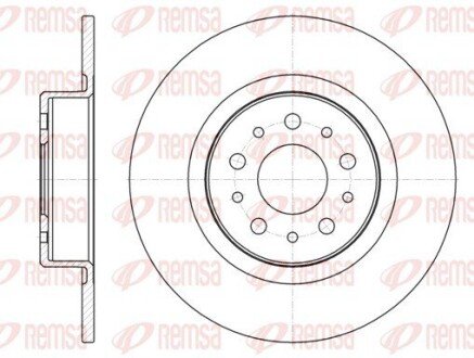 FIAT диск гальмівний задн. Alfa Romeo 156 REMSA 6968.00