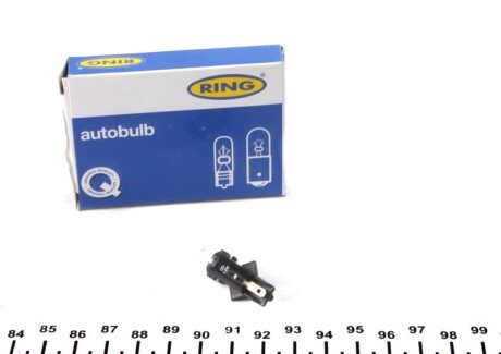 Автолампа 12V 1.2W BG8.5 - 5.5D Black (в прикурювач) Ring R509TLBK