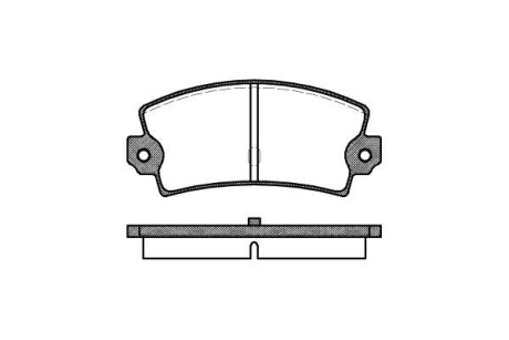 Гальмівні колодки дискові ROADHOUSE 2021.40