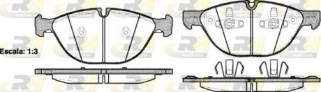 Гальмівні колодки дискові ROADHOUSE 21298.00
