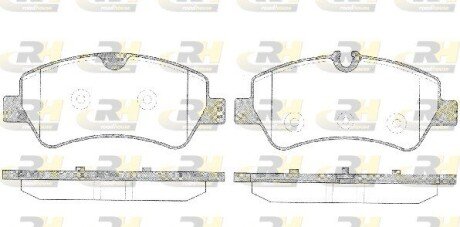 Гальмівні колодки дискові ROADHOUSE 21521.00