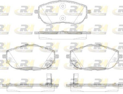 Гальмівні колодки дискові ROADHOUSE 21561.02