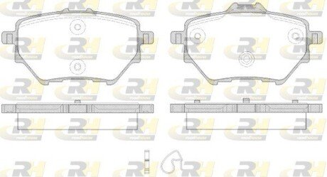 Гальмівні колодки дискові ROADHOUSE 21562.00