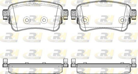 Гальмівні колодки дискові ROADHOUSE 21720.00