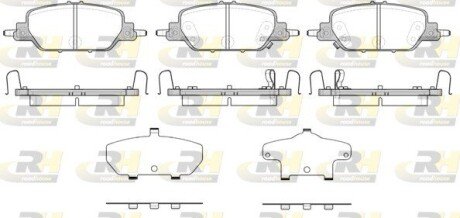 Гальмівні колодки дискові ROADHOUSE 21730.02