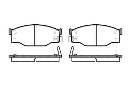 Гальмівні колодки дискові ROADHOUSE 2195.14