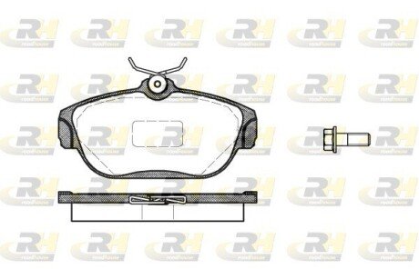 Гальмівні колодки перед. Volvo 740/760/940/960 81-98 ROADHOUSE 2368.00