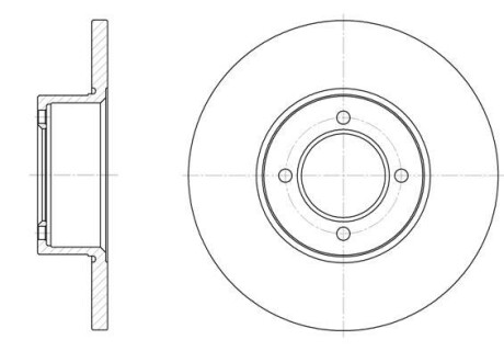 Гальмівний диск ROADHOUSE 6127.00
