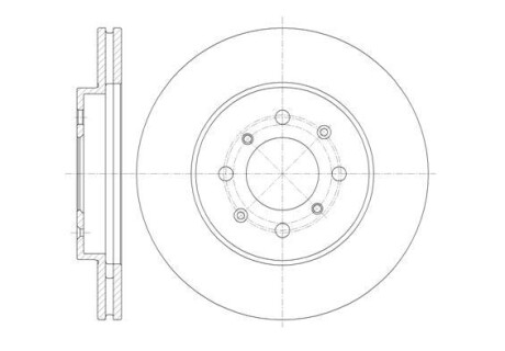 Гальмівний диск ROADHOUSE 61357.10