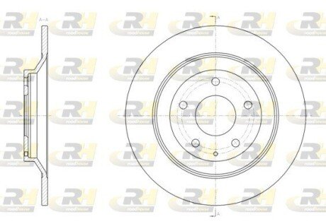 Гальмівний диск ROADHOUSE 61518.00