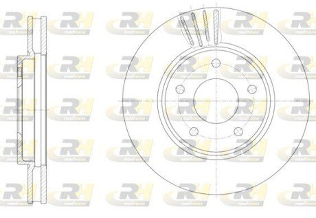 Гальмівний диск ROADHOUSE 61531.10