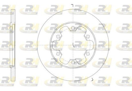 Гальмівний диск ROADHOUSE 61569.00