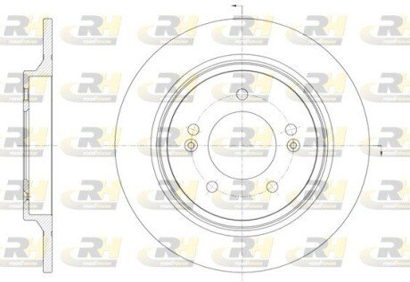Гальмівний диск ROADHOUSE 61571.00