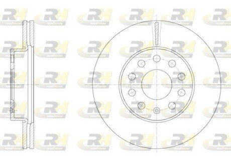 Гальмівний диск ROADHOUSE 61586.10