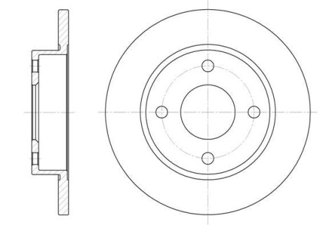Гальмівний диск ROADHOUSE 6427.00