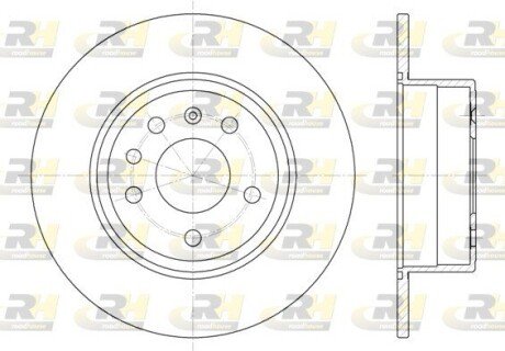 Тормозной диск ROADHOUSE 648700