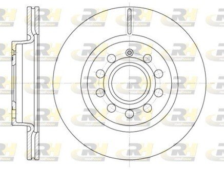 Гальмівний диск ROADHOUSE 6647.10 (фото 1)