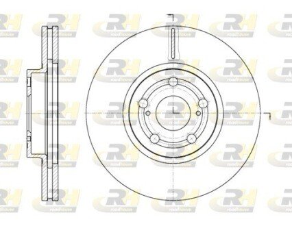 Гальмівний диск ROADHOUSE 6701.10