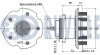 TOYOTA комплект підшипника маточини колеса RAV 4 III, RAV 4 IV, LEXUS NX 14- RUVILLE 221256 (фото 2)