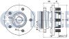 LAND ROVER підшипник передн. маточини без ABS DISCOVERY III/IV, Range Rover Sport 05- RUVILLE 221258 (фото 2)