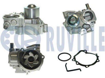 Помпа воды SUBARU Legacy 2,0-2,5 03-, Forester 2,0-2,5 03-, Impreza. RUVILLE 561363