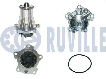 FORD Помпа воды Scorpio, Sierra, Transit 2.0/2.3 89- RUVILLE 56653