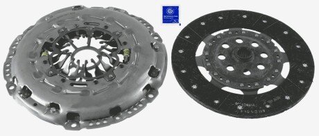 Комплект зчеплення NISSAN/RENAULT Qashqai/X-Trail/Laguna/Megane \'\'2.0dci "07-15 SACHS 3000951944 (фото 1)