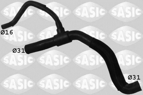 Шланг гумовий сист. охолоджен. SASIC 3404106