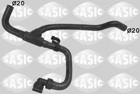 Шланг гумовий сист. охолоджен. SASIC 3406334